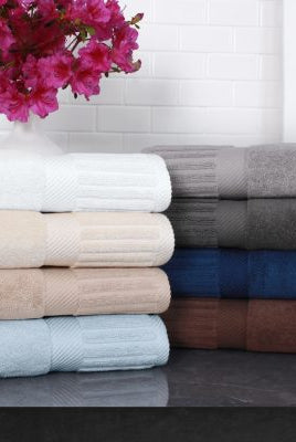 Zenith Collection Hotel Towels and Bath Mats by The Turkish Towel Company