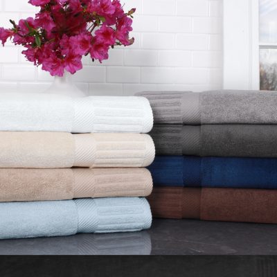 Zenith Collection Hotel Towels and Bath Mats by The Turkish Towel Company