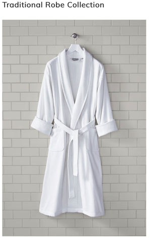 Traditional Hotel Collection Spa Bath Robe Velour by 1 Concier/TY Group/Harbor Linen
