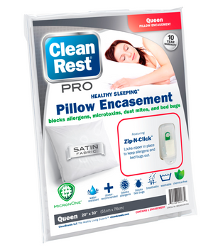 Open image in slideshow, CleanRest PRO &amp; PRO Max Pillow Encasements
