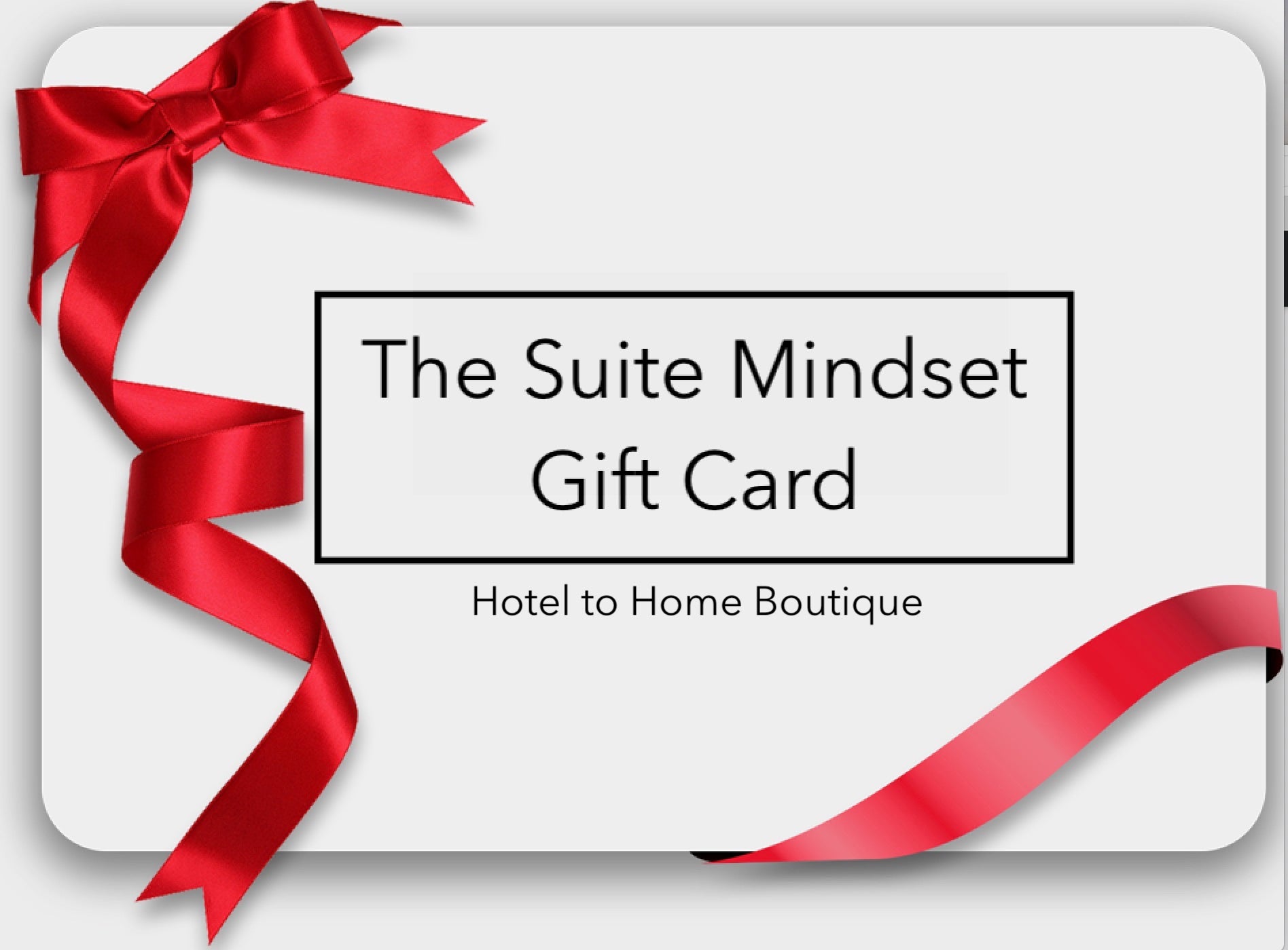 The Suite Mindset gift card
